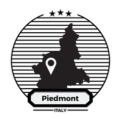 piedmont map label