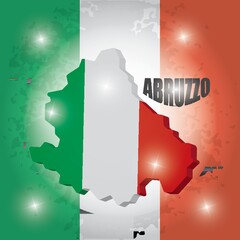 Abruzzo map