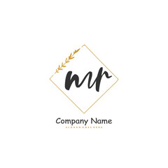 M R MR Initial handwriting and signature logo design with circle. Beautiful design handwritten logo for fashion, team, wedding, luxury logo.