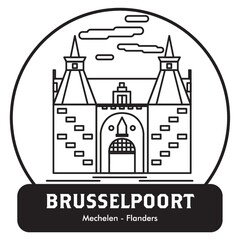 Obraz premium Brusselpoort