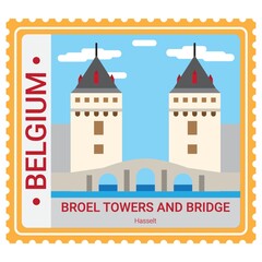 Broel towers and bridge