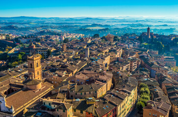 Siena cityscape panorama