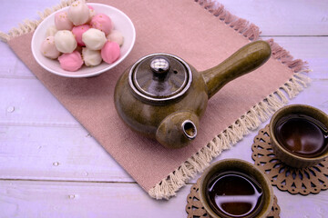 Tea time with Asian ceramic tea sets