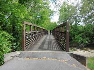 old wooden bridge