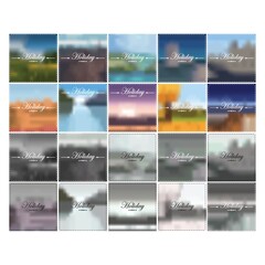 set of holiday backgrounds