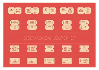 cyber monday coupon set