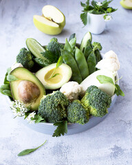 fresh fruits and vegetables