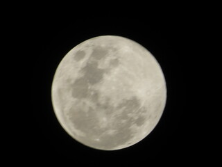 Full Moon on a dark winter night