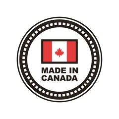 Made in canada label