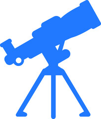 Telescope icon vector