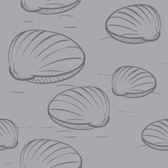 seashells pattern background