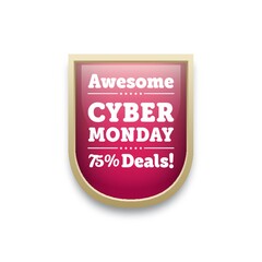 cyber monday sale sticker