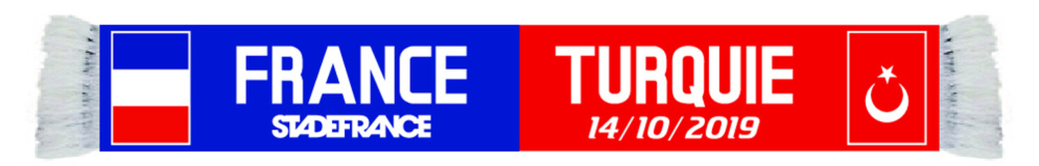 France vs Turkey scarf