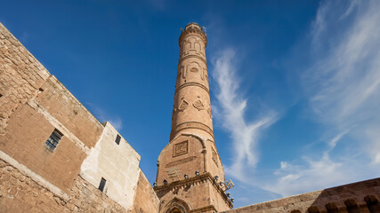 Ulu Cami, also known as Great mosque of Mardin with single minaret, Mardin, Turkey