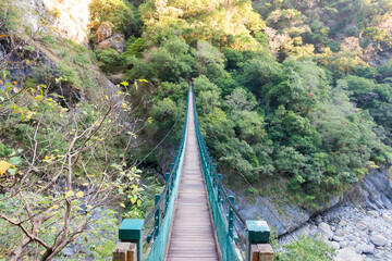 Zhuilu Old Road in Taroko National Park, Xiulin, Hualien, Taiwan.