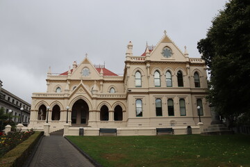 Fototapeta premium Bibliothèque à Wellington, Nouvelle Zélande 