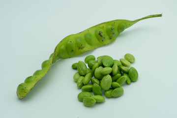 Bettter beans on white background