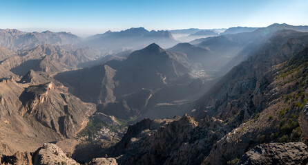 Omani Landscape in Djebel al Akhdar
