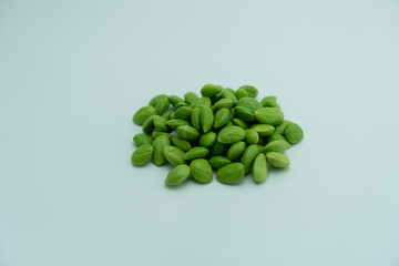 Bettter beans on white background