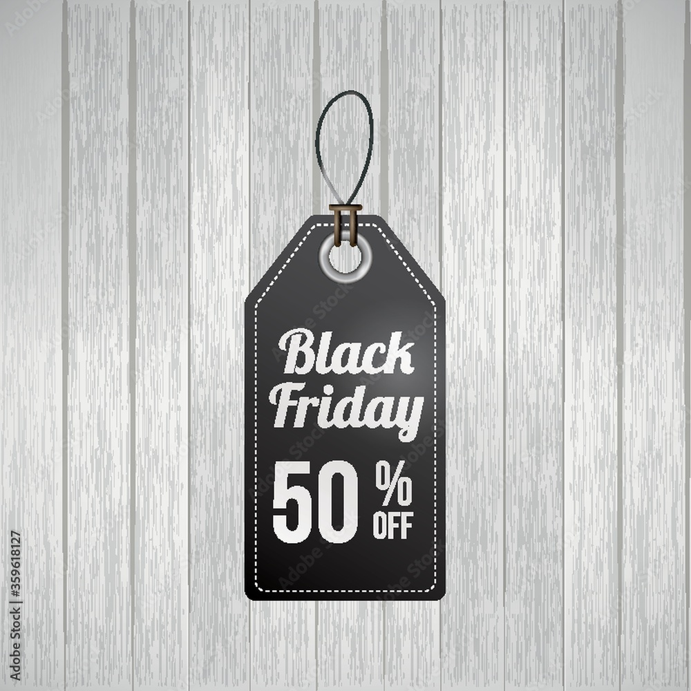 Poster black friday sale tag