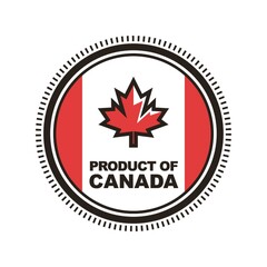 product of canada label