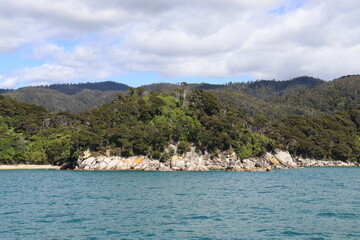 Littoral du parc Abel Tasman, Nouvelle Z&eacute;lande