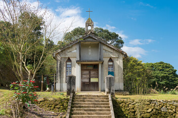 Fototapeta premium Dali Church at Dali Village in Taroko National Park, Xiulin, Hualien, Taiwan.