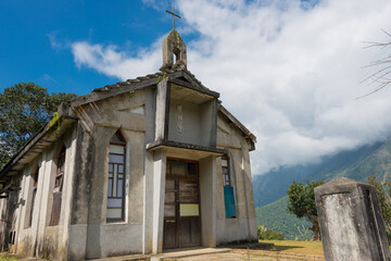 Fototapeta na wymiar Dali Church at Dali Village in Taroko National Park, Xiulin, Hualien, Taiwan.