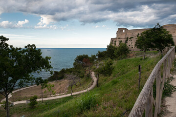 The Aragonese Castle is a fortification located in Ortona, in the province of Chieti, on the edge of the city and overlooking the sea.