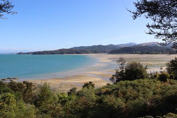Baie du parc Abel Tasman, Nouvelle Zélande	