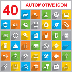 Automotive Icon Vector