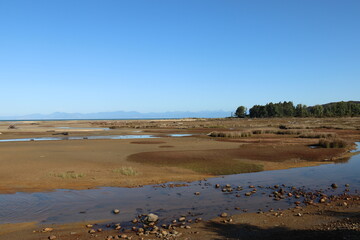 Marais du parc Abel Tasman, Nouvelle Zélande	