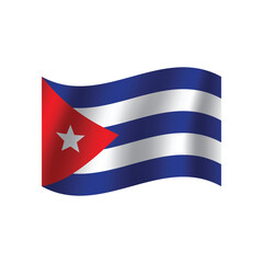 Cuba  flag. National flag of Cuba  vector 
