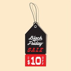 black friday sale tag