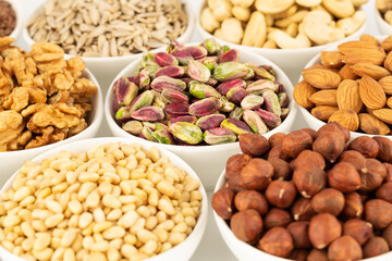Various kind of nuts