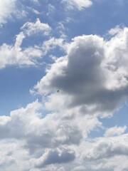 blue sky with clouds