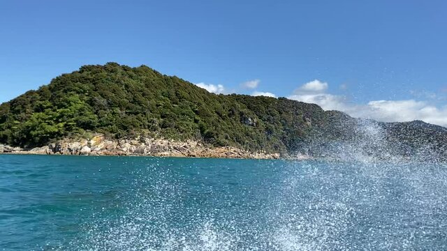 Littoral du parc Abel Tasman, Nouvelle Z&eacute;lande