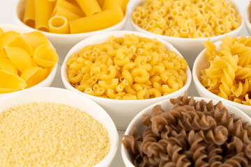 Various kind of pasta