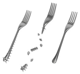 Fork Spiky Break Apart