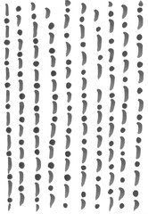 Abstract black white background drawn by hand markers, lines, dynamics