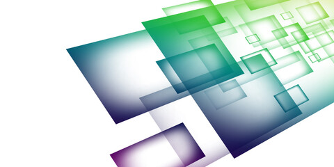 Abstract colorful square futuristic background