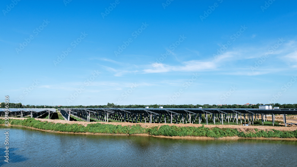 Wall mural solar power