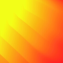 Orange and Yellow waves concept. Smooth yellow lines. Simple design for web or app. Bright color backdrop. Soft gradient. Vector illustration.