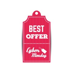 cyber monday sale tag