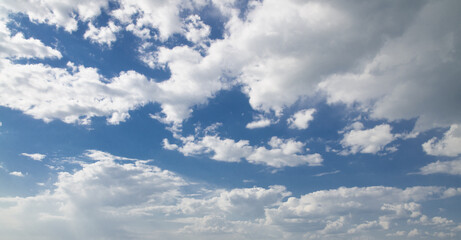 Fototapeta na wymiar Blue sky with clouds