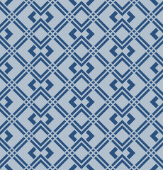 Japanese Square Weaving Vector Seamless Pattern
