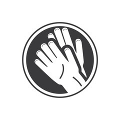 Fototapeta premium Hand gestures and sign language isolated