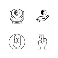  Hand gestures and sign language isolated