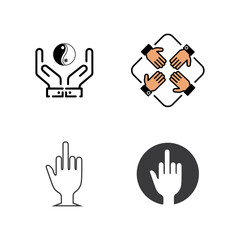  Hand gestures and sign language isolated
