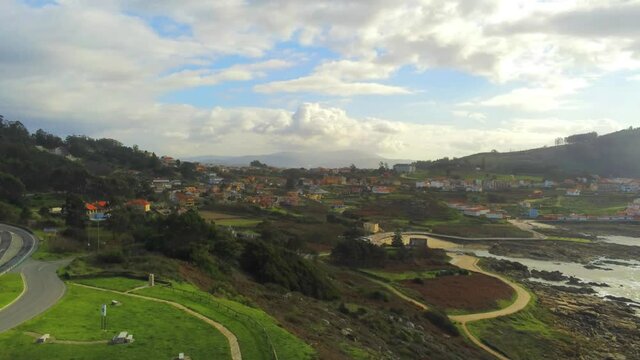 A Guarda, village of Pontevedra, Galicia,Spain, near of Portugal